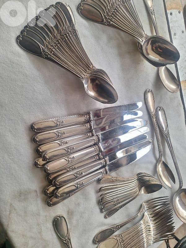 cutlery set argenta Germany 64 pieces silver plated 4