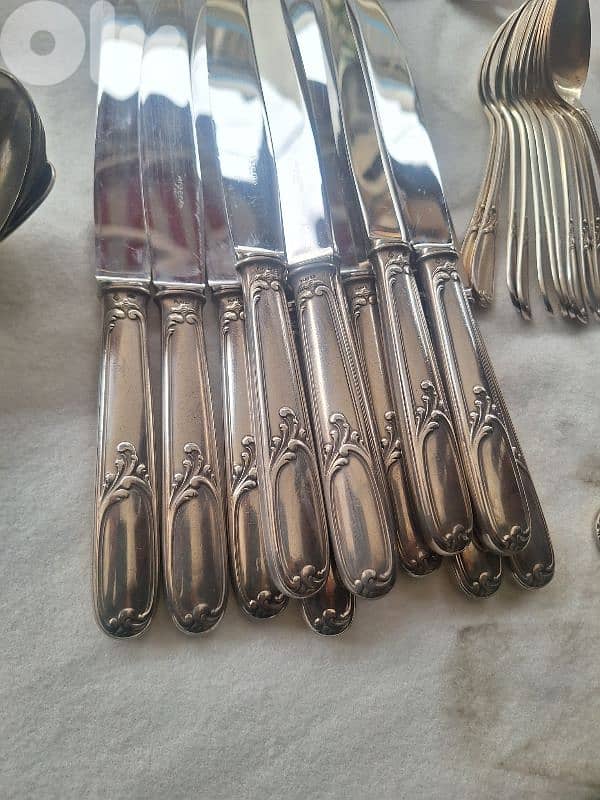 cutlery set argenta Germany 64 pieces silver plated 5