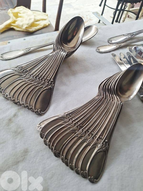 cutlery set argenta Germany 64 pieces silver plated 8