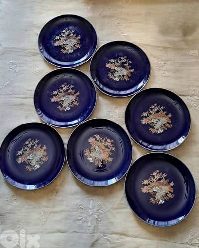 Vintage Japanese porcelain plates