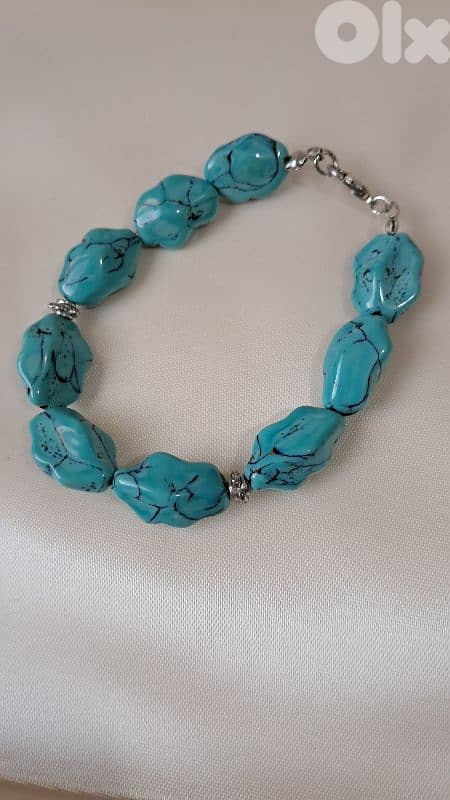 Vintage real turqouise bracelet 1