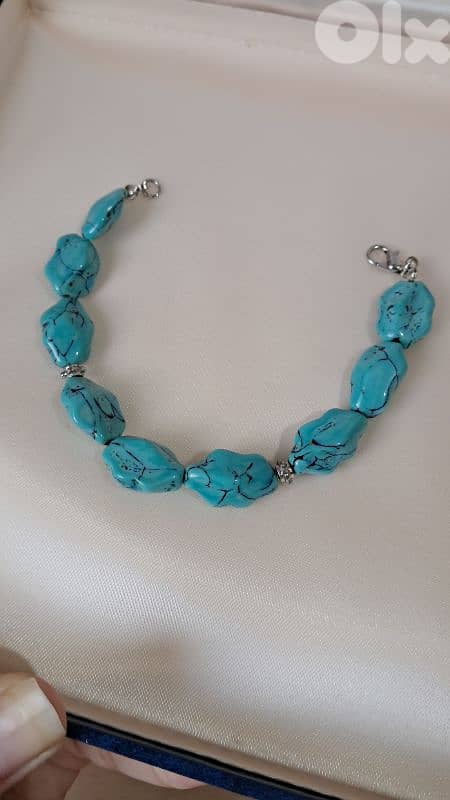 Vintage real turqouise bracelet 2