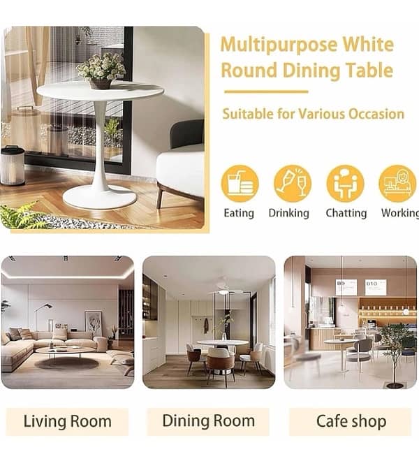 white round dining table 6