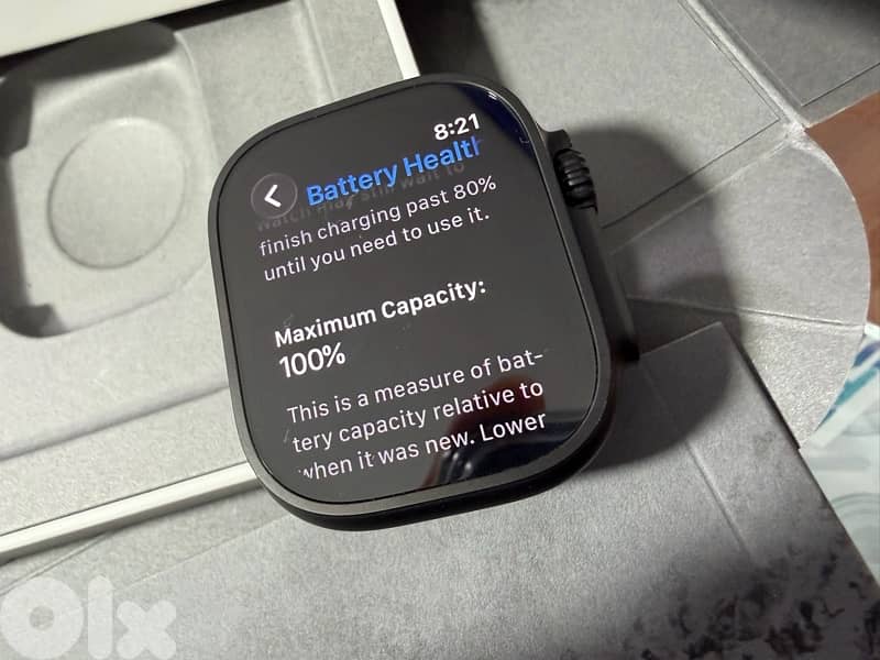 apple watch ultra 2 black edition battery  100% 2