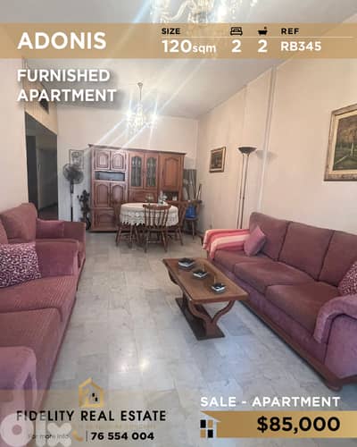 Apartment for sale in Adonis RB345 شقة مفروشة للبيع في أدونيس