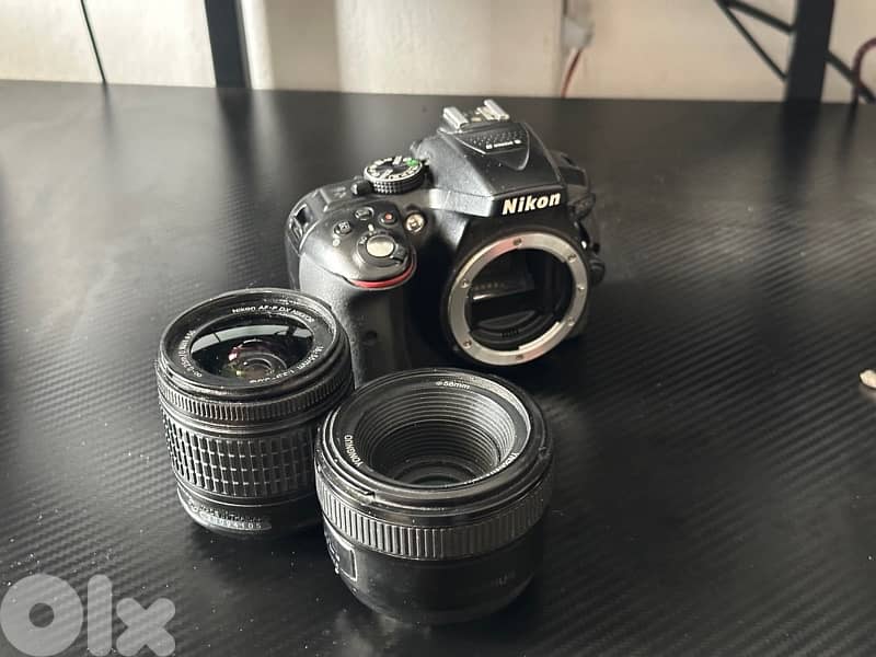 Nikon D5300 with 2 lenses 2