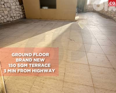 Under ground parking ,terrace:150 sqm , Halat/حالات REF#CO133019
