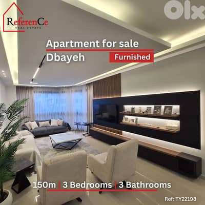 Furnished apartment for sale in Dbaye  شقة مفروشة للبيع في ضبية