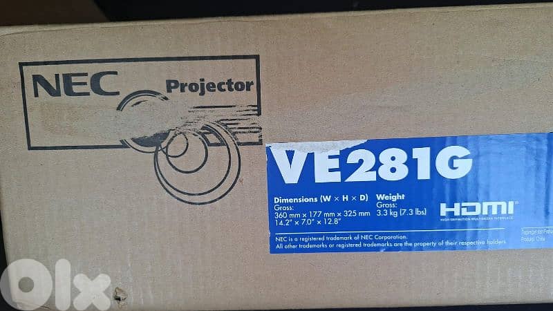 NEC projector 1