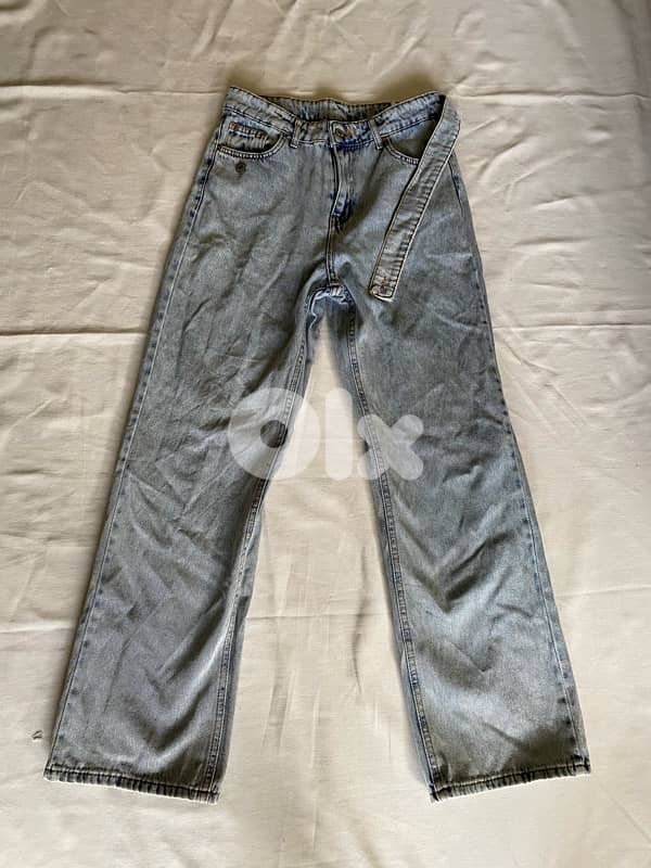 high waisted denim pants 2