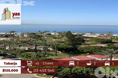 Tabarja 45m2 Chalet | Luxry Resort | Sea View | Prime Area | TYT