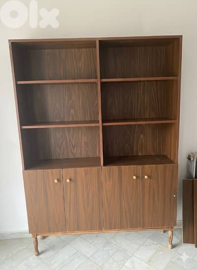 bibliotèque $ خزانة للصالون مرتبة ب٨٠