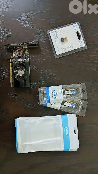 GPU NVIDIA GeForce GT 1030 2GB و16gb ram بحالة سوبر ممتازة مش مستعملين
