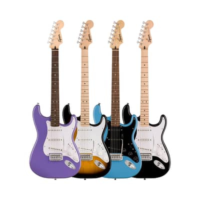 Fender's Squier Sonic Stratocaster SSS Electric Guitar (Multi Colors)