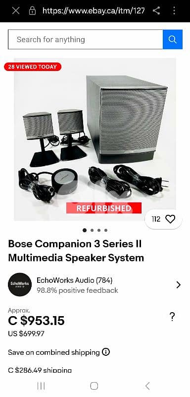 Surround system from Bose Very clean working in excellent condition 2