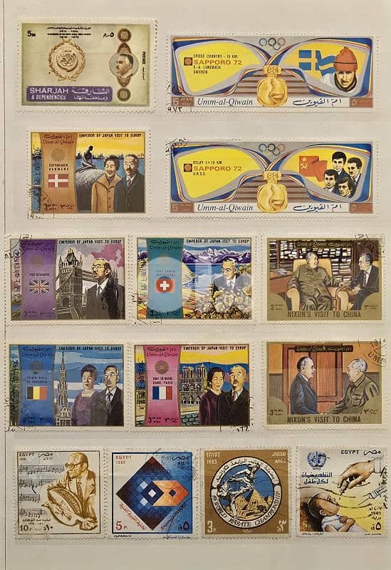 Worldwide Album Collection — +350 Different Stamps 10