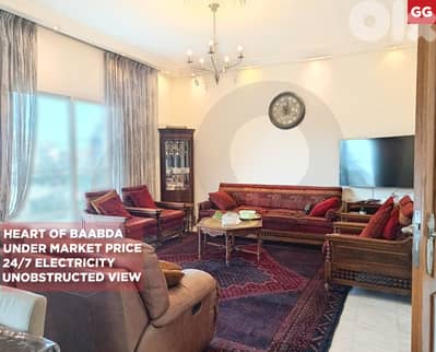 24/7 electricity/Under market price/Baabda Town/بعبدا ! REF#GG133041 !