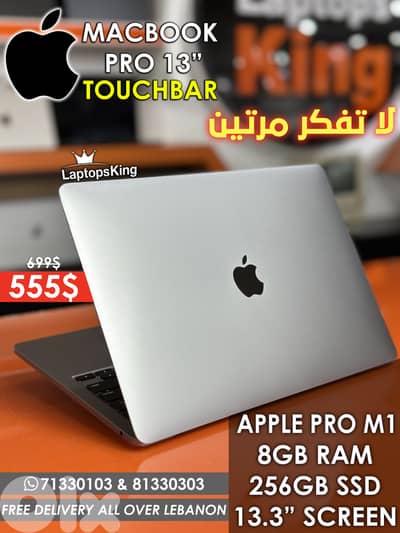 APPLE MACBOOK PRO M1 13-INCH TOUCHBAR LAPTOP