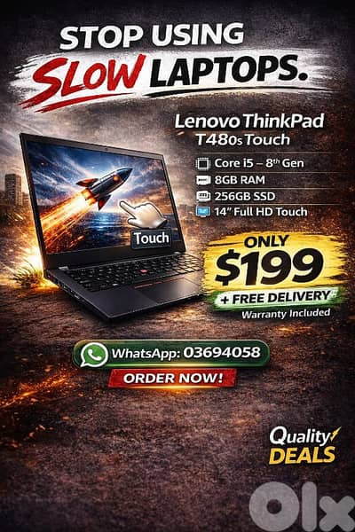 Lenovo ThinkPad T480s Touch