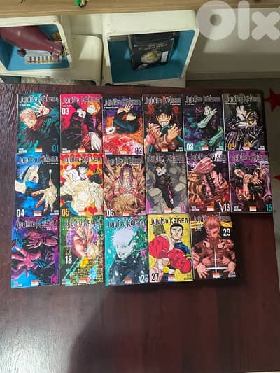 17 jjk manga volumes