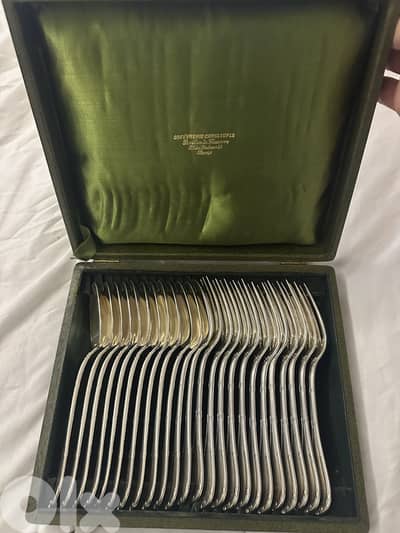 Christofle Paris Cutlery Set – Full Set in Original Green Box