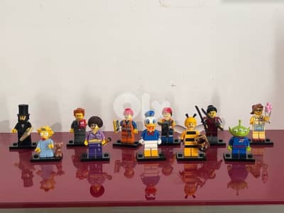 11 Lego Minifigures from various series