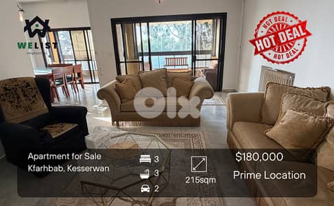 Apartment for sale in Kfarhbab شقة للبيع في  كفرحباب