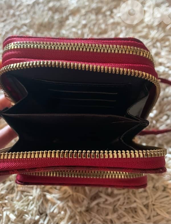 Elegant burgandy cross bag high quality 5