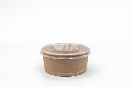 علبة ورقية كرافت مع أغطية شفافة  و roll vacuum للبيع