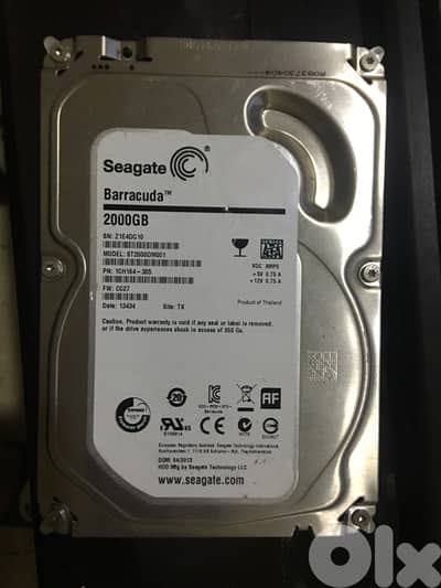 Hard Disk Seagate 2TB