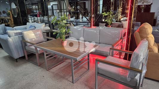 Set oudoor steel  طقم للخارج  ٥ مقاعد