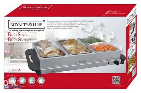 Royalty Line Buffet Server Keeps Hot Food