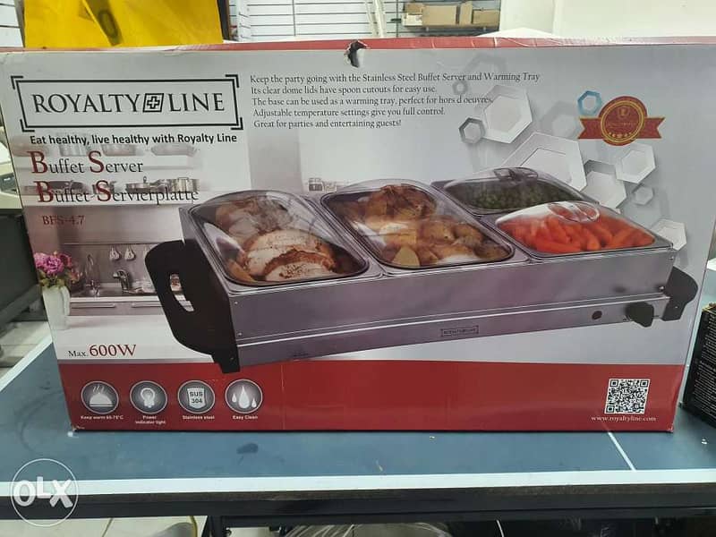 Royalty Line Buffet Server Keeps Hot Food 4
