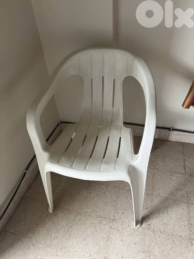 plastic chairs