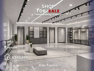 Shop For SALE In Mansourieh محل للبيع #PH