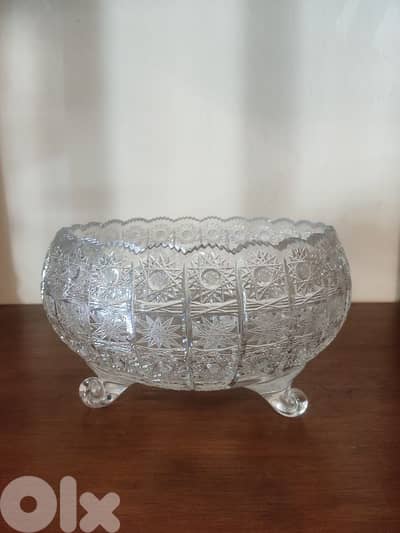 bohemia crystal carved