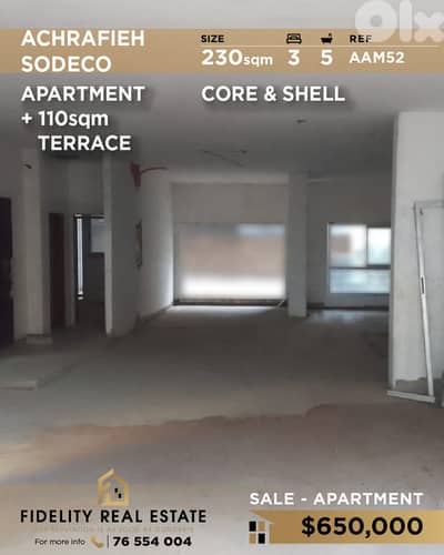 Apartment for sale in Achrafieh AAM52 شقة للبيع في الأشرفية