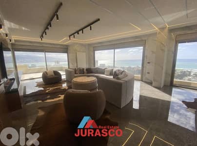 apartment for sale in kfaryassine 295m with sea view/ شقة كفرياسين