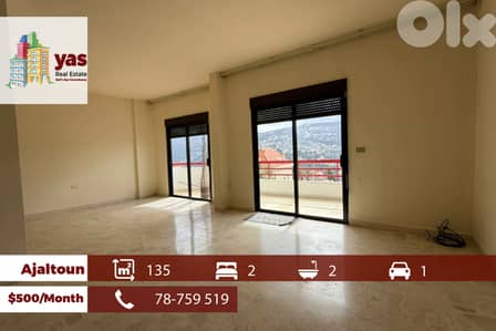Ajaltoun 135m2 | Rent | Well Maintained | Mountain View | Catch | EL