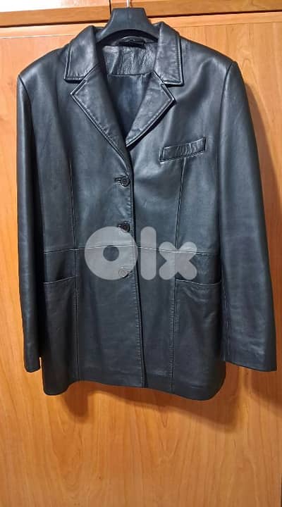 Genuine leather jacket for women