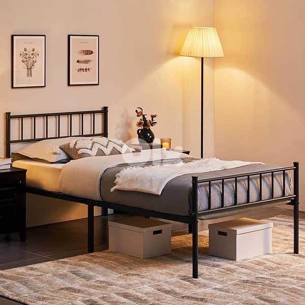Yaheetech 3ft Single Metal Bed 3
