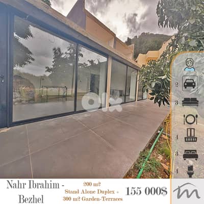 Bezhel - Nahr Ibrahim | 200m² Stand Alone Duplex + 300m² Outdoor Areas