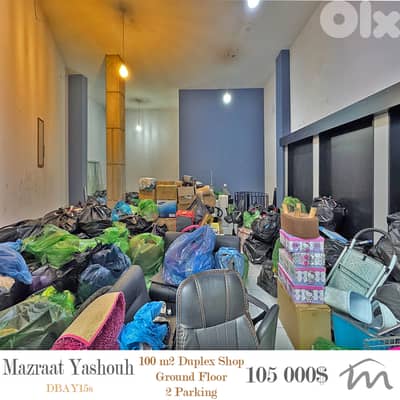 Mazraat Yashouh | 100m² Duplex Shop-Office-Clinic-Depot | Ground Floor