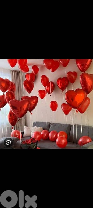 valentine's balloons and decoration 2