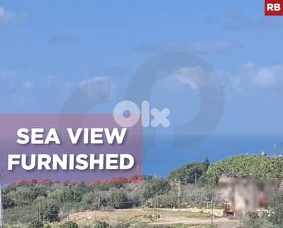 sea view, furnished, covered parking, Jeddayel/جدايل REF#RB133067