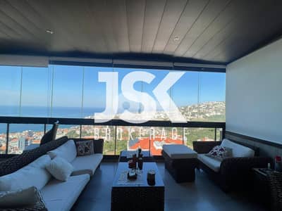 L13288- Fully Furnished Apartment for Rent With A Seaview In Kfarhbeib