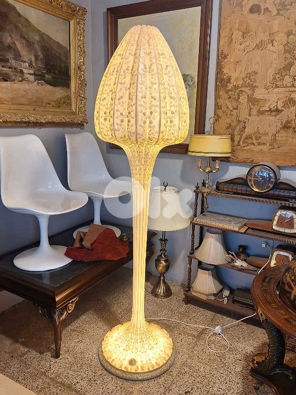 Organic Vidal Grau Floor Lamp 1980s/90s 1