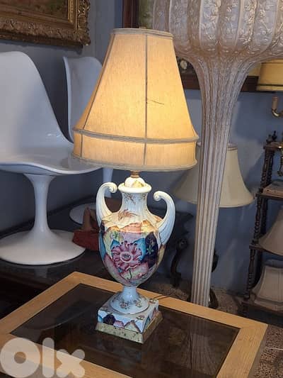 antique porcelain lamp