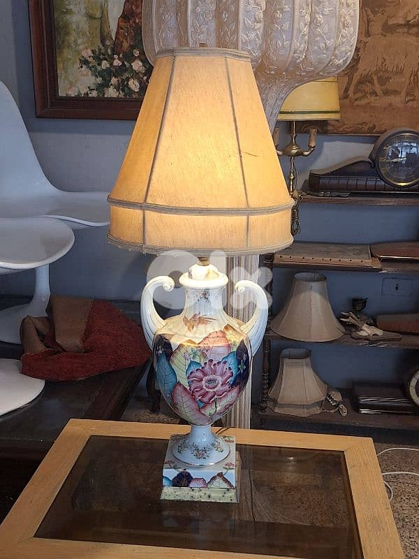 antique porcelain lamp 1