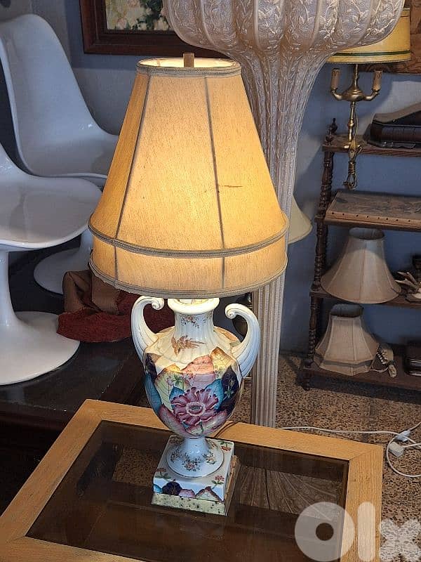 antique porcelain lamp 2